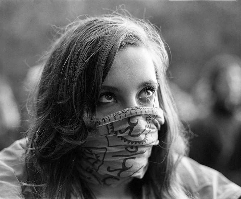 Manifestante, Paris, 2010