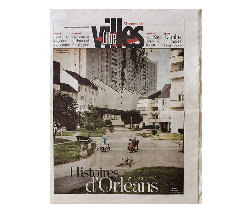 Couverture du Cahier ville pour "Libération", 2006