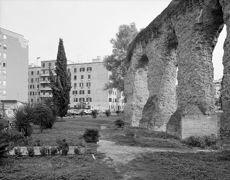 L'acquedotto Alessandrino nel parco Giordano Sangalli, 12 novembre 2021