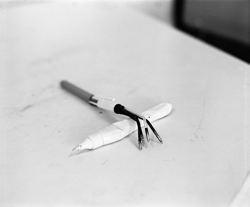 Objet créé par un élève de sixième en cours de français, cité scolaire Jean-Jaurès, Montreuil, 2010
