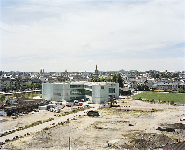 The Alexis-de-Toqueville media library under construction, Caen, 2016