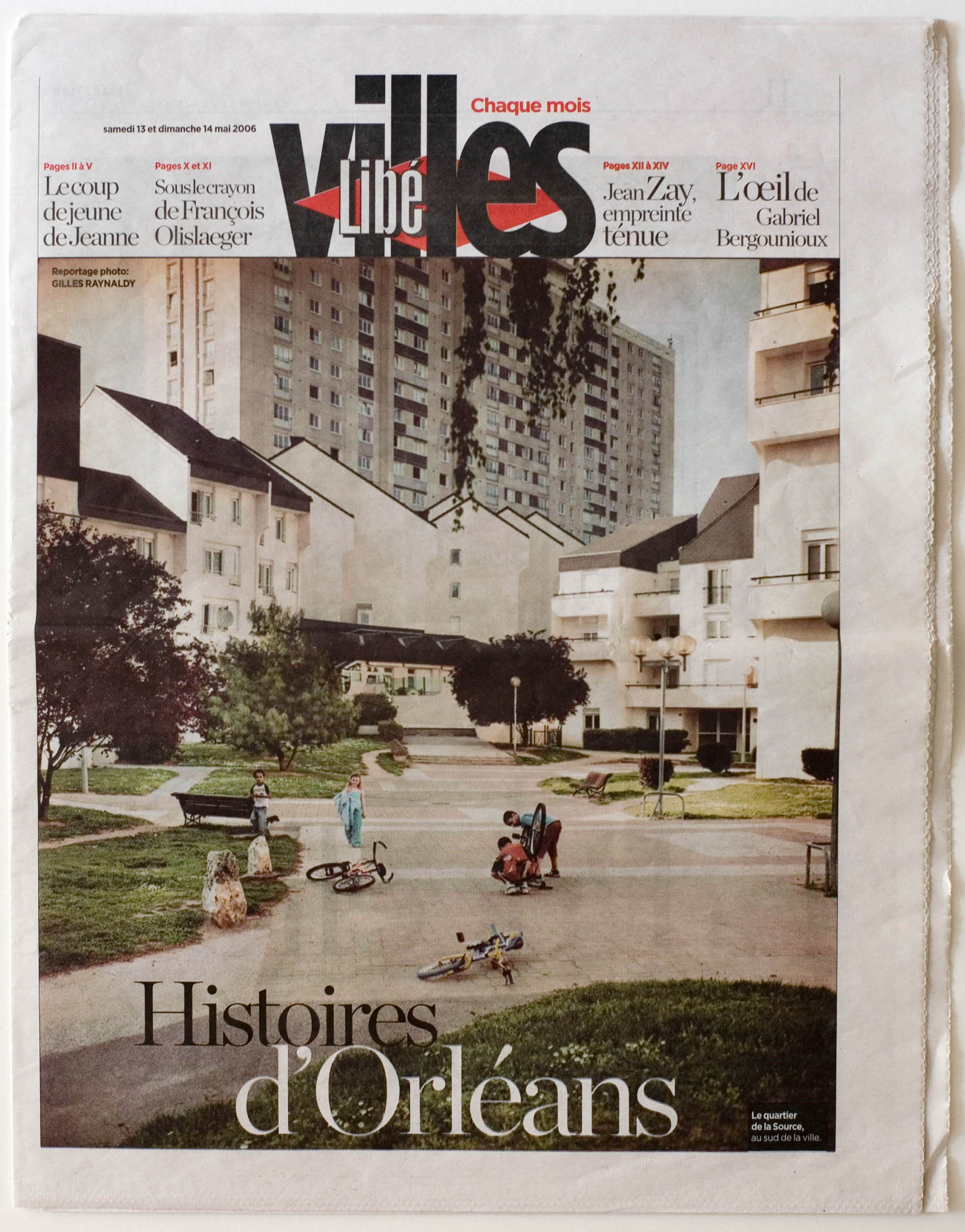 Reportage in Orléans for the "Ville" supplement. Commissioned by Libération, 2006.