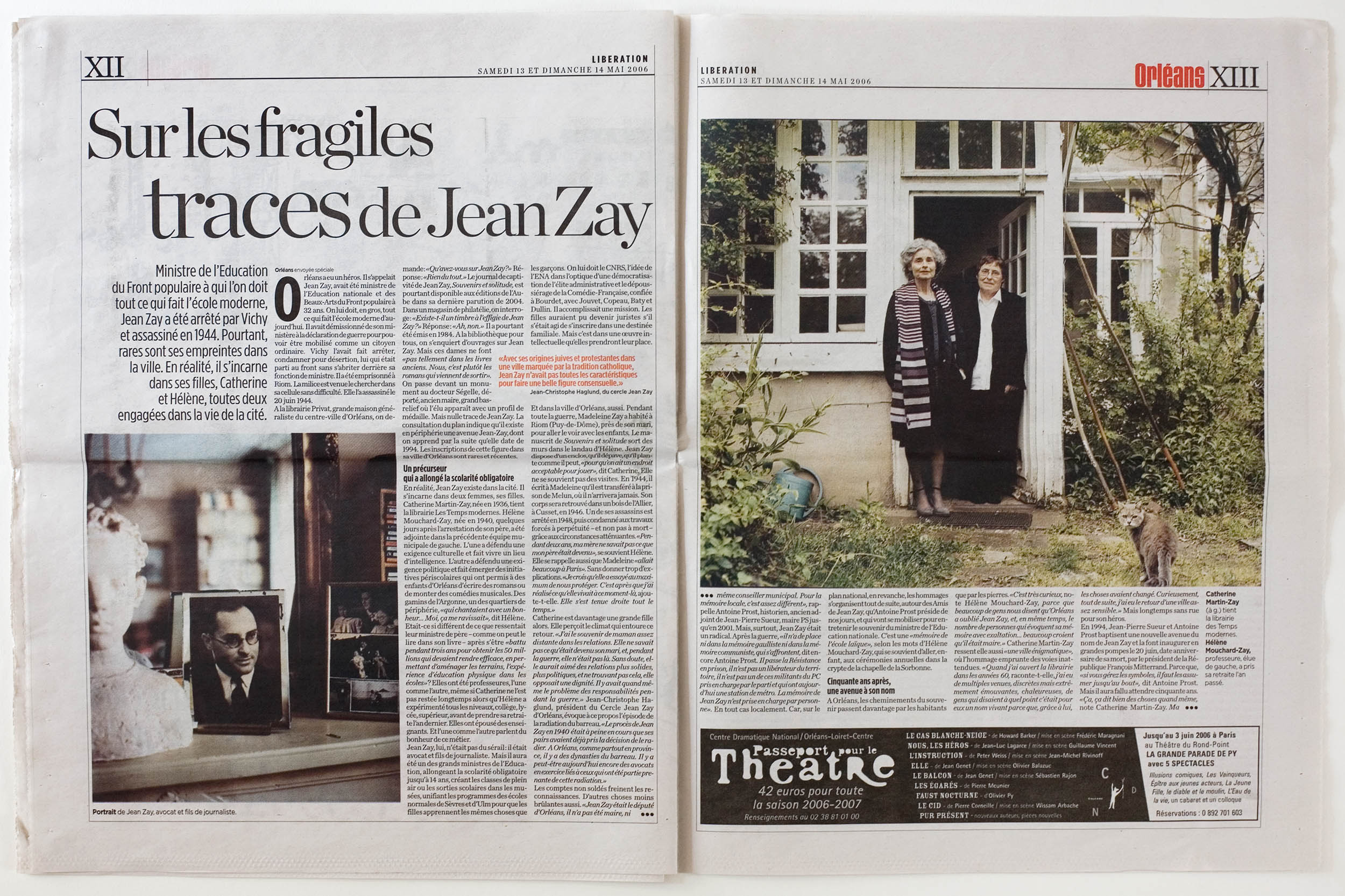 Reportage in Orléans for the "Ville" supplement. Commissioned by Libération, 2006.