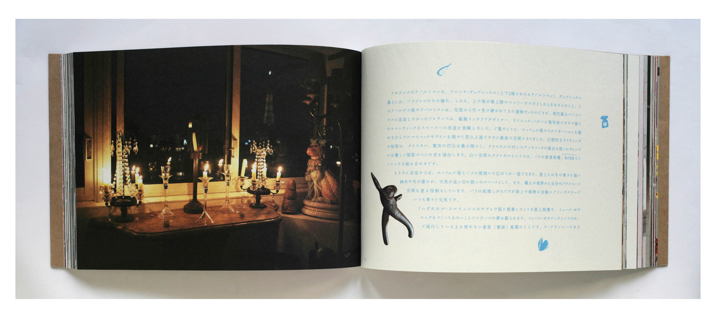 “Everyday Parisian Interiors” (普段着のパリ住まい), book in collaboration with Junko Nimura (text). Commissioned by X-Knowledge Publishers, 2007.