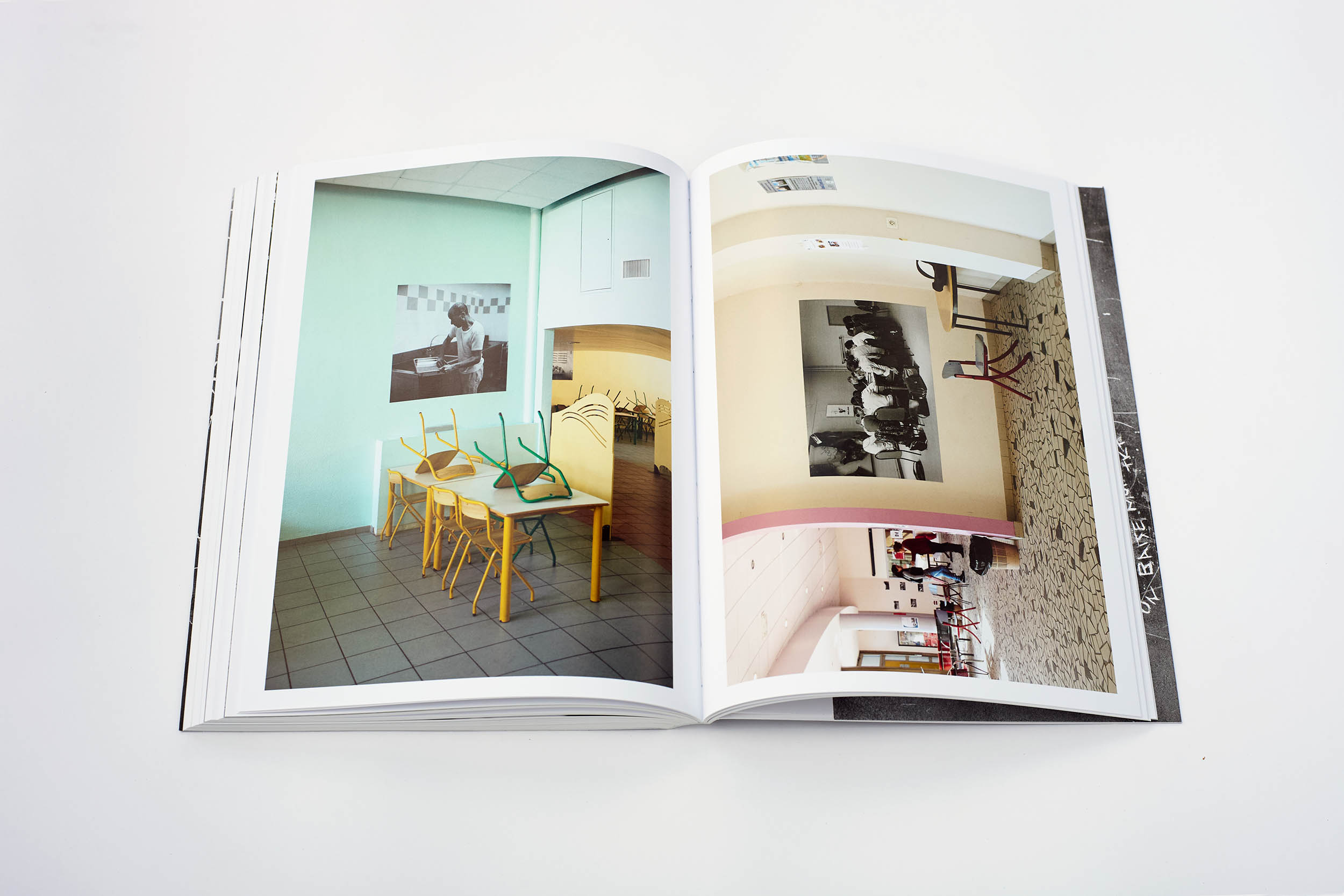 Photographs: Gilles Raynaldy//Interview with Michel Poivert//166 photographs, 304 pages Format: 200 × 276 mm Bilingual French, English//Editorial design: Francesca Alberti and Gilles Raynaldy//Graphic design: Gilles Raynaldy and Paul Demare//Photogravure: Atelier Philippe Guilvard//Printing: Grafiche Siz (Verona, Italy)//Retail price: €39 TTC//Publisher: purpose éditions