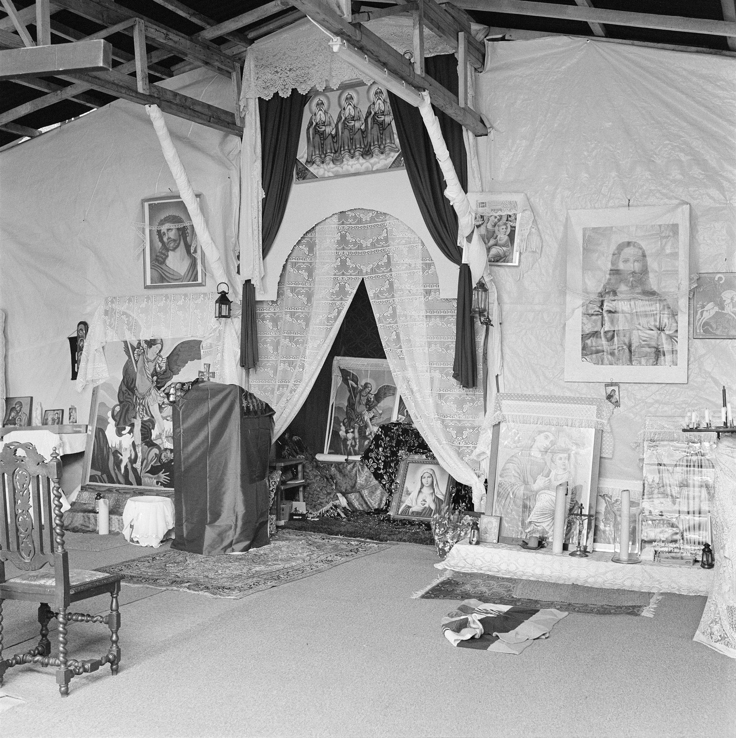 March 7, inside an Orthodox church, southern sector