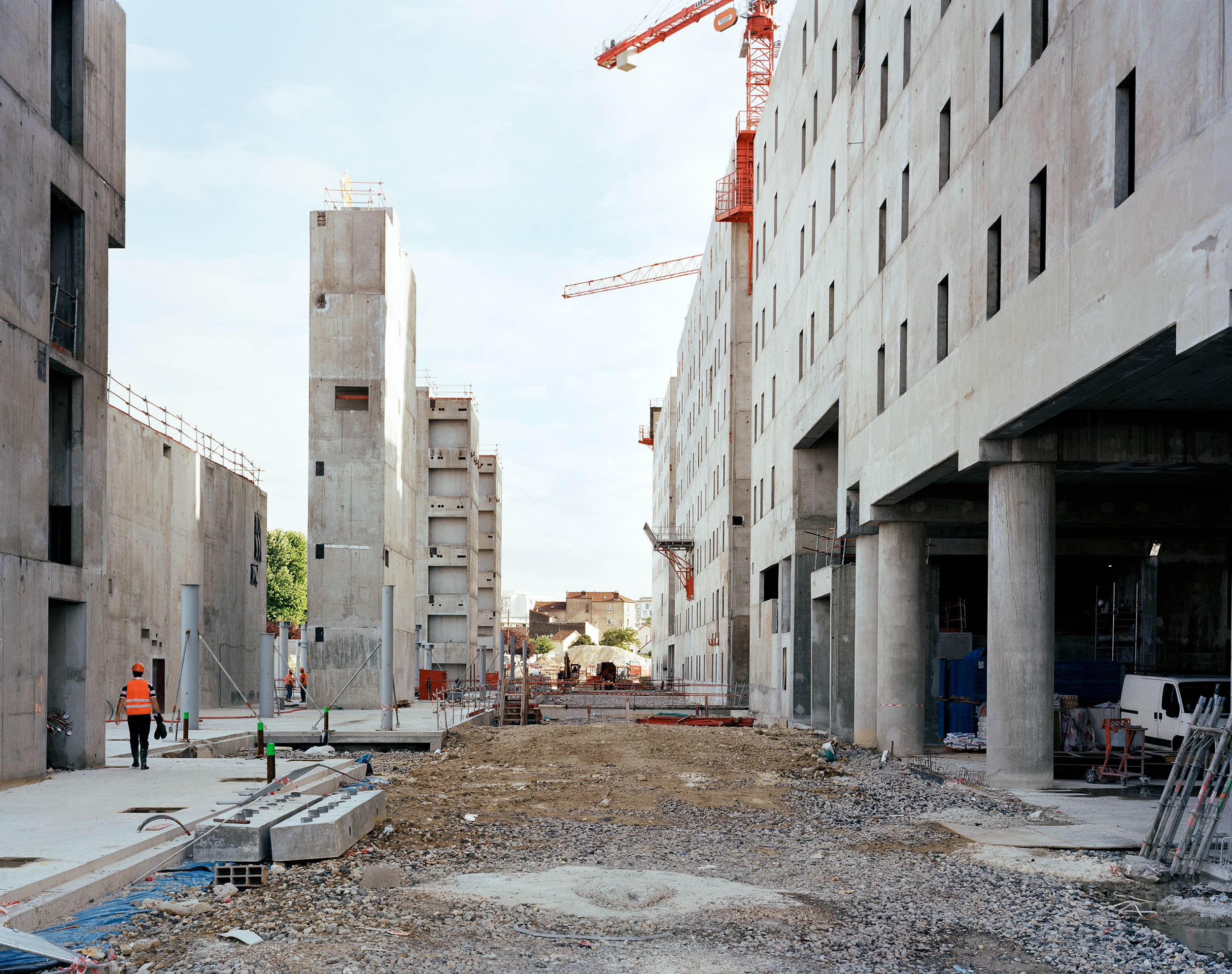 View of the building, Pierrefitte-sur-Seine, 16 July 2010