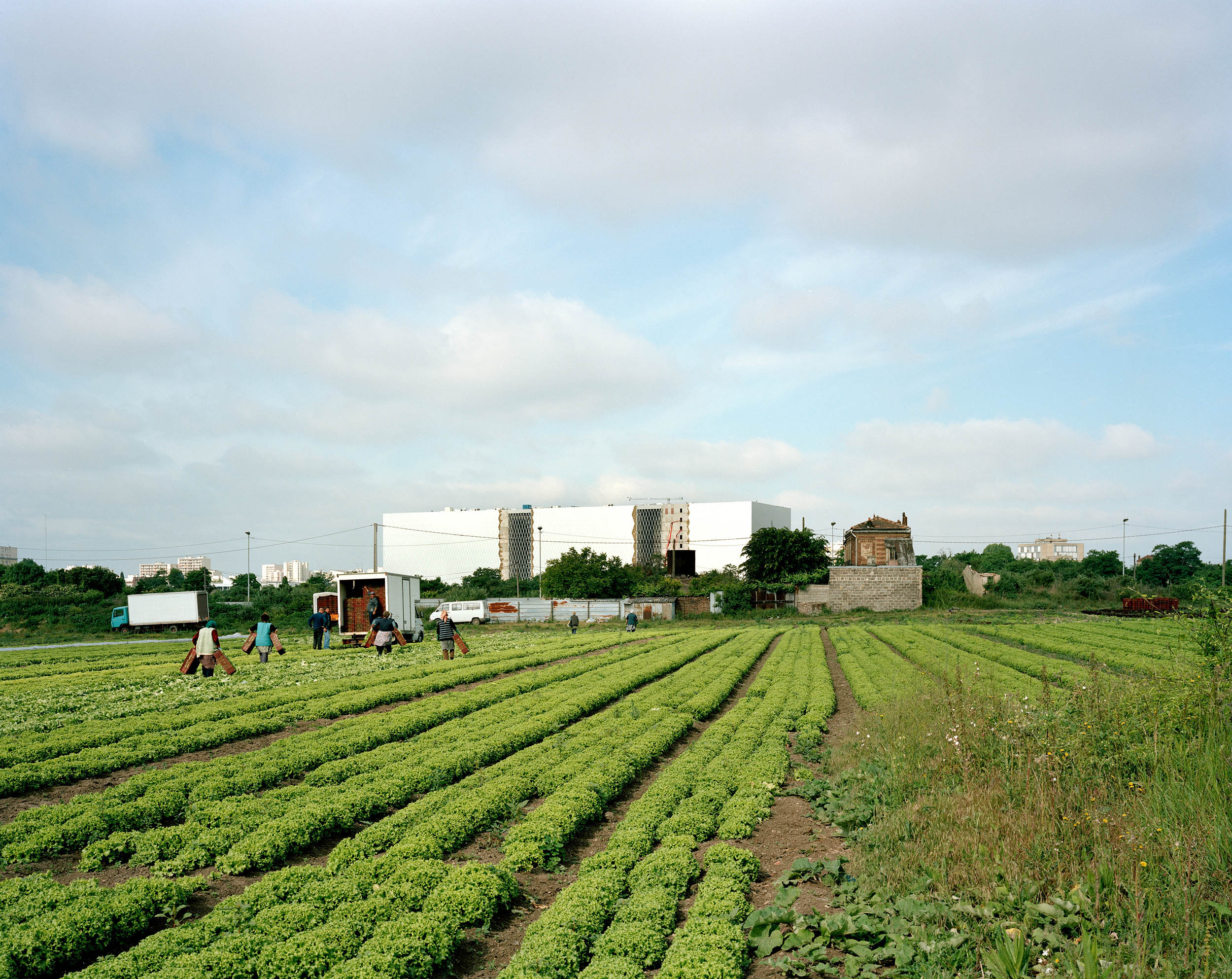 View from a field, Pierrefitte-sur-Seine, 17 May 2011