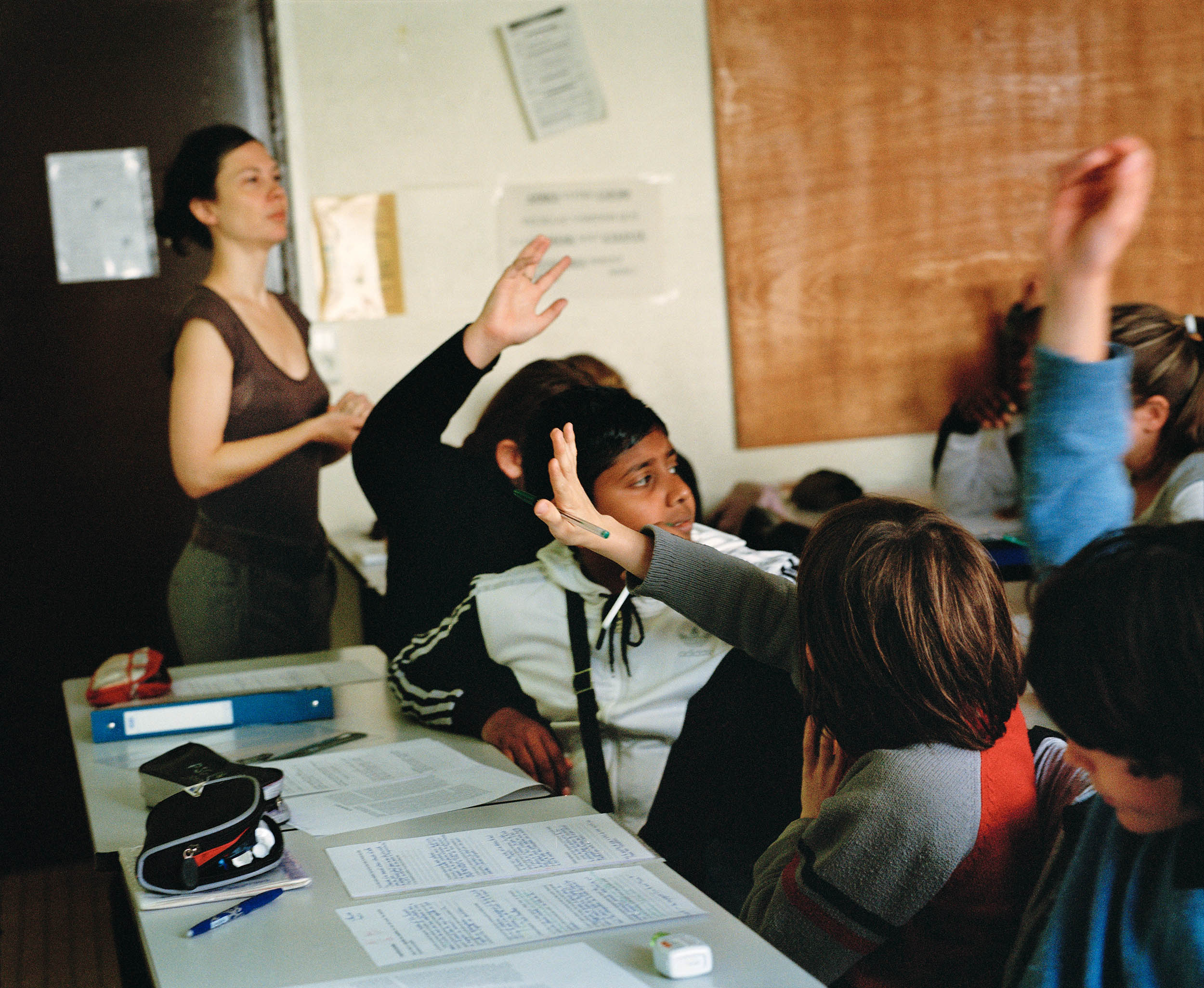 Year 7 french lesson, 2010