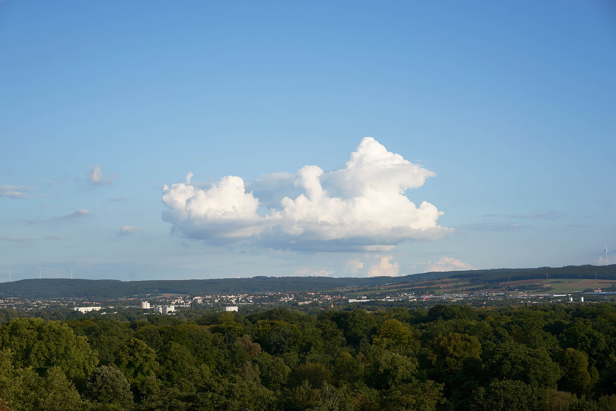 View of the surroundings of Kassel, 2017