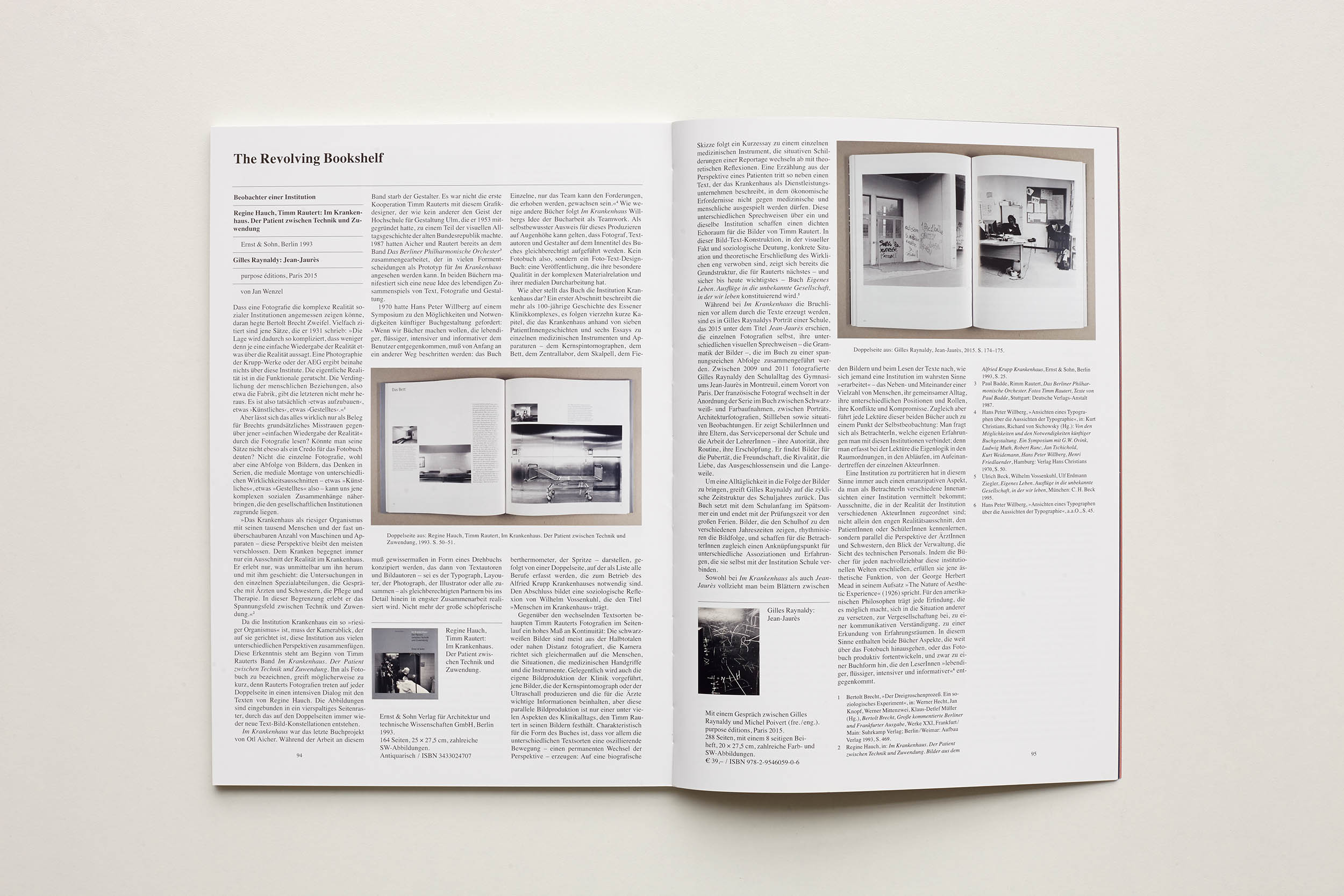 Review of the book «Jean-Jaurès» Text by Jan Wenzel in Camera Austria International, 135, 2016
