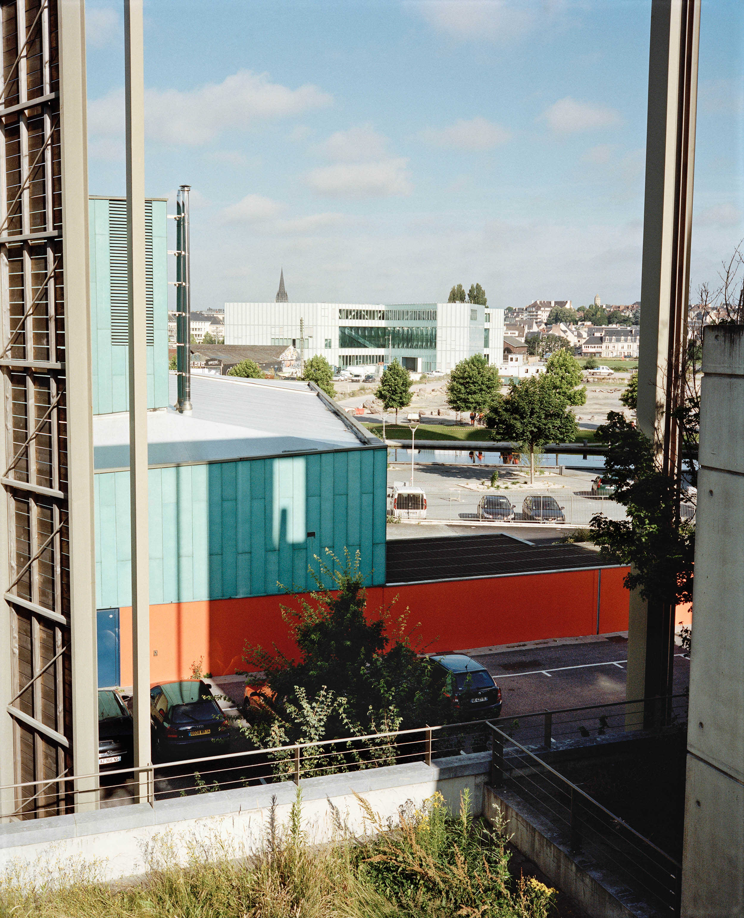View from the École Supérieure d’Arts et Médias, July 2016