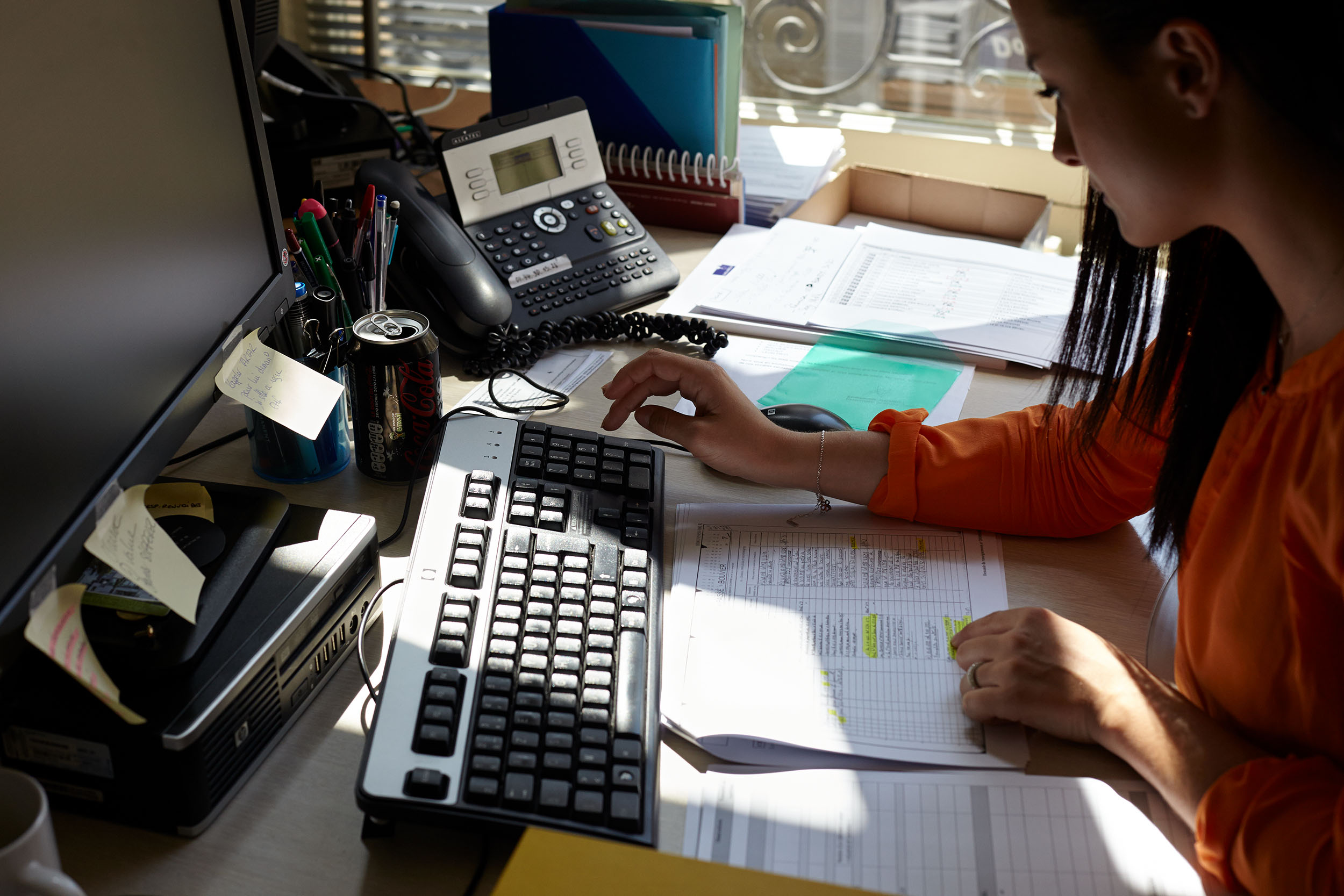 Lawyer at the keyboard, former Cheuvreux headquarters