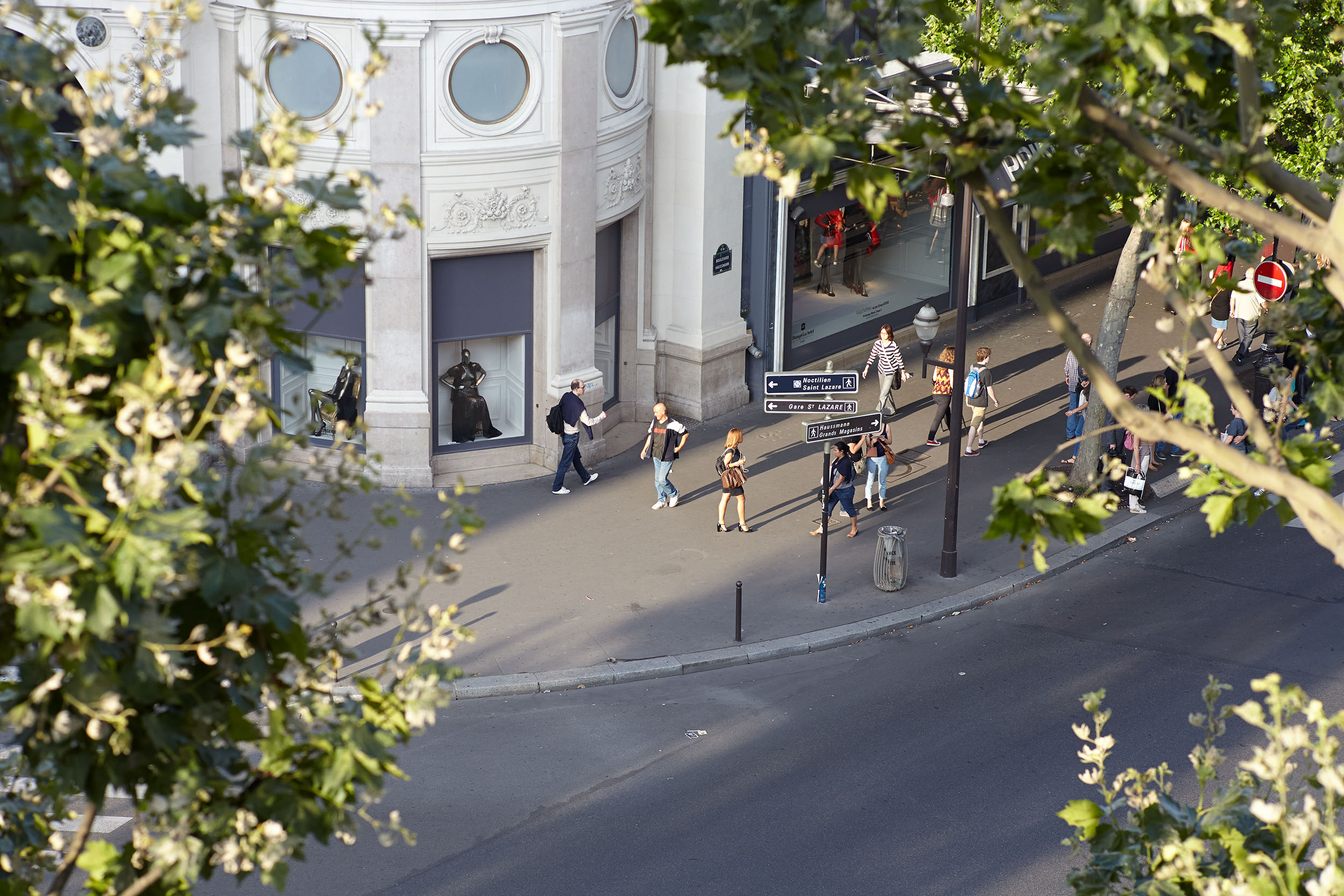 View from a window of the new headquarters
