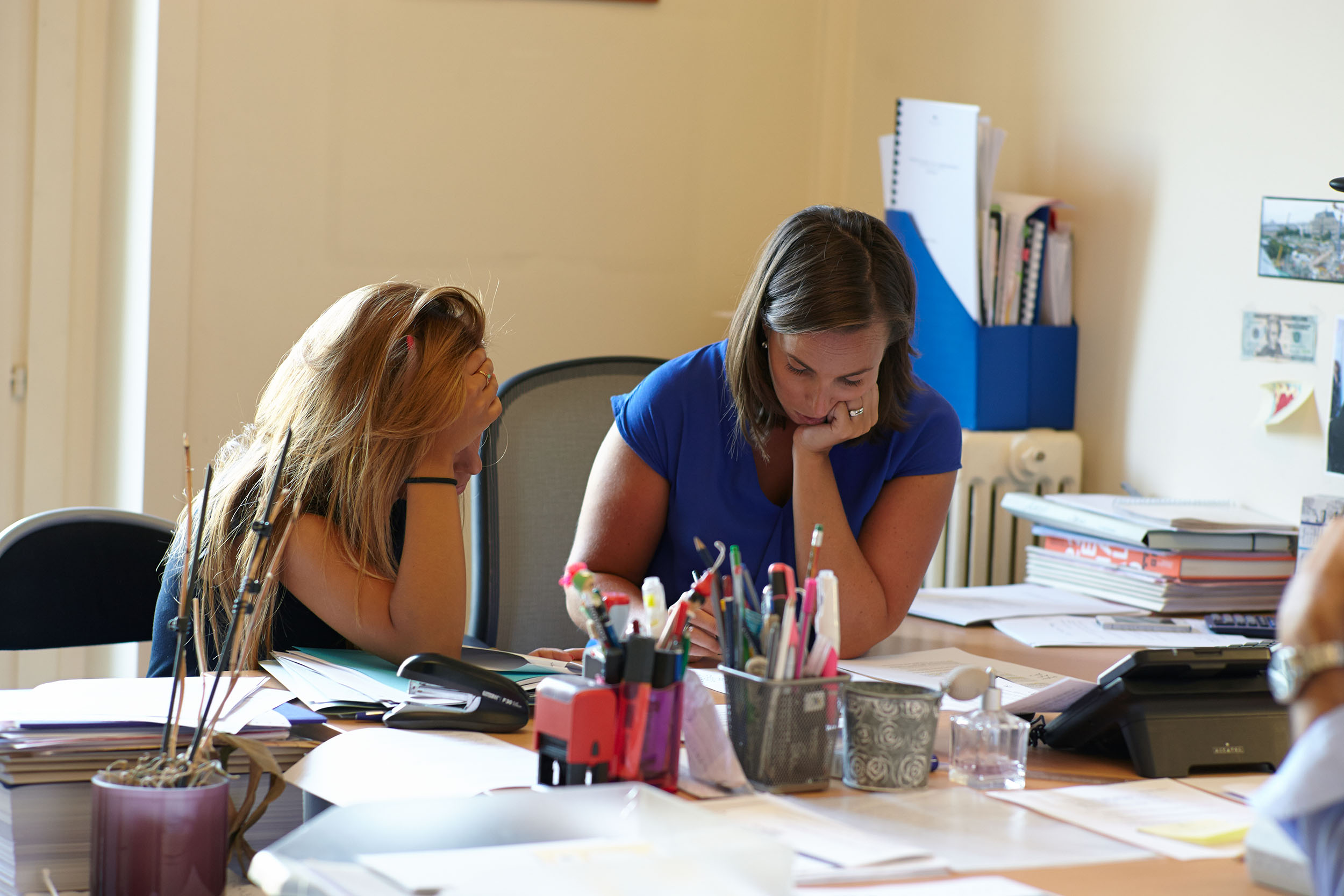 Lawyers at work, former Cheuvreux headquarters