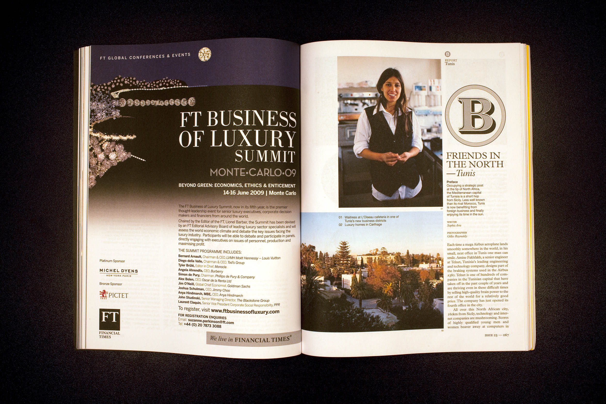 Reportage in Tunis, Tunisia. Commissioned by Monocle, 2009.