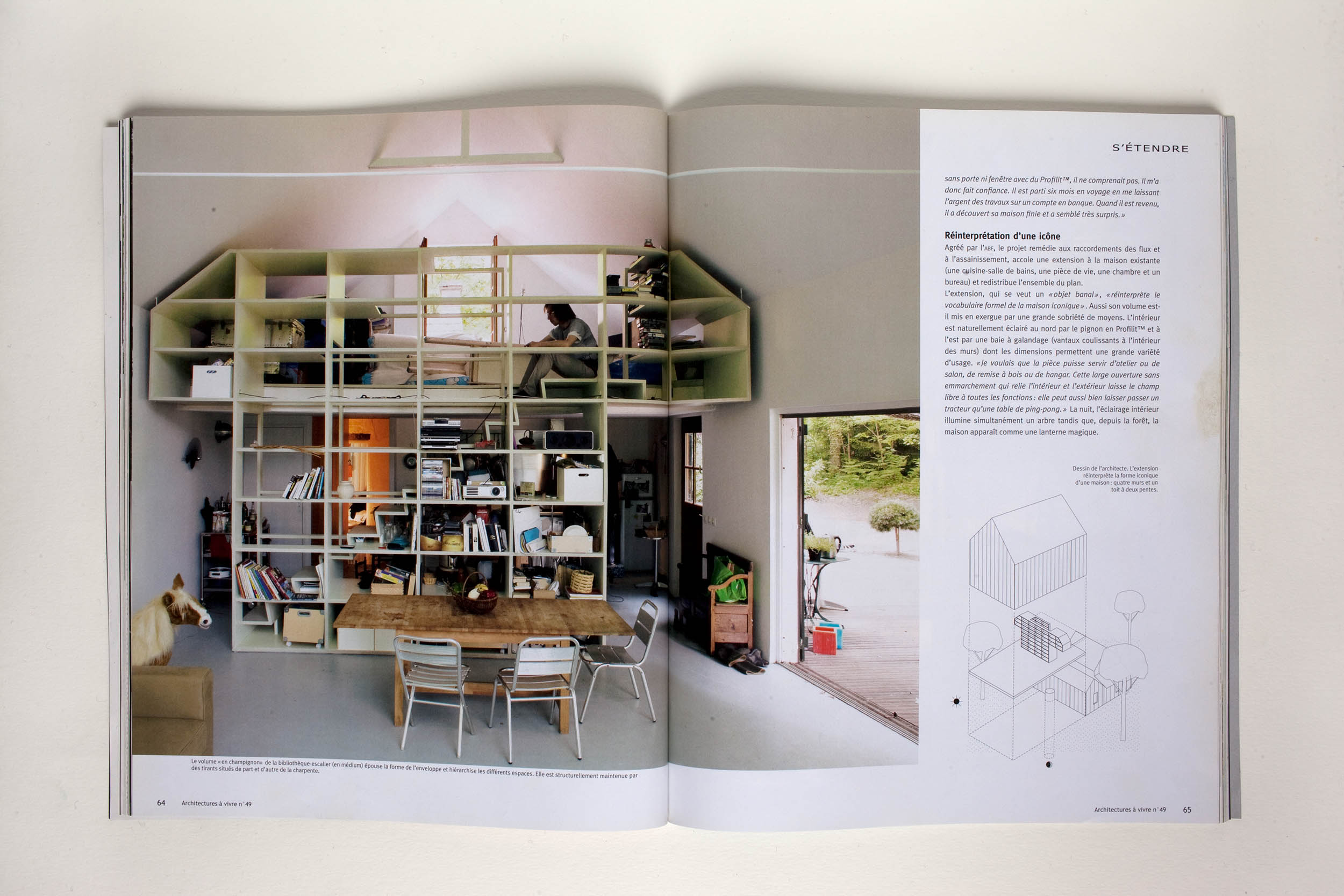 Private house, architecture by Damien Malige. Commissioned by Architectures À Vivre magazine.