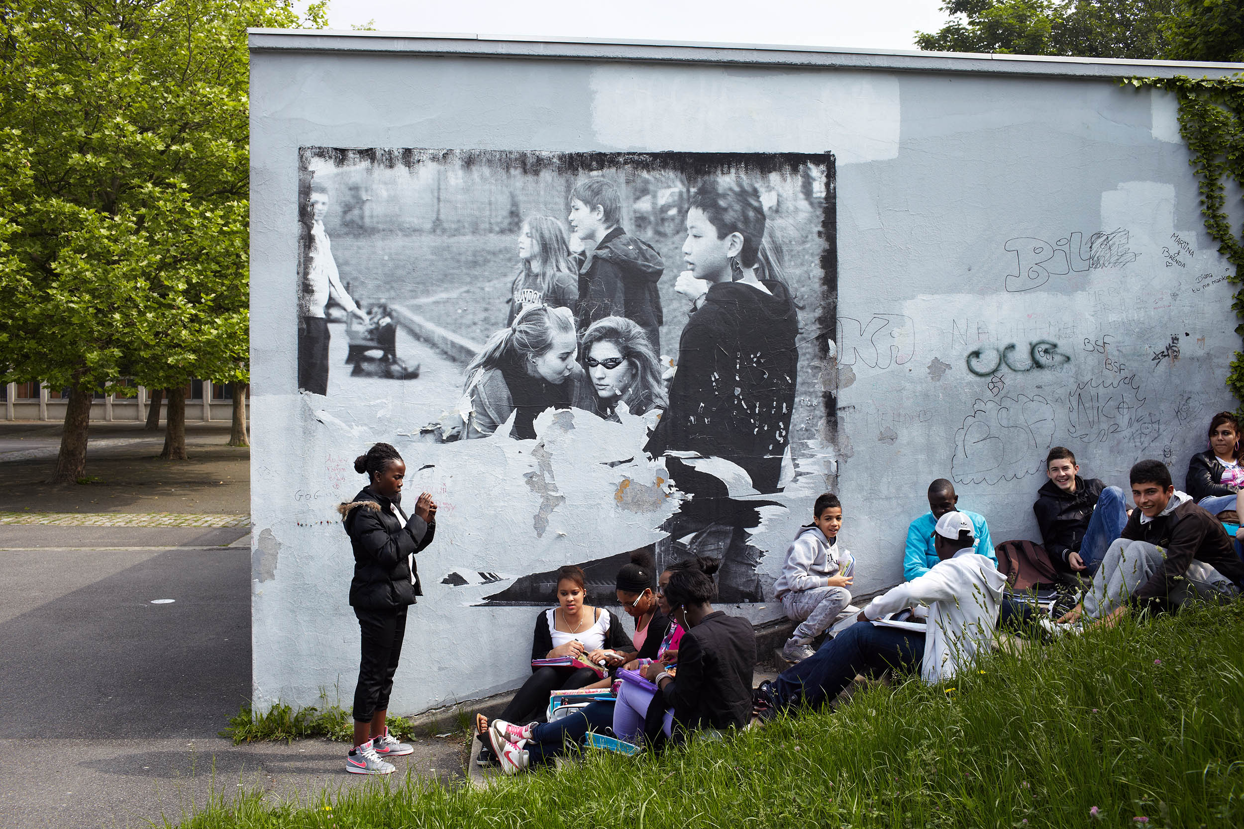 Exhibition of photographic posters at the Jean Jaurès school complex 2012
