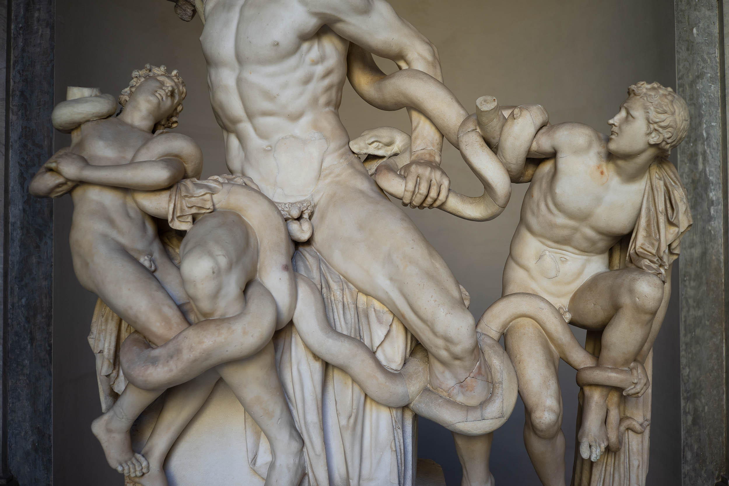 The Laocoön Group, Vatican Museums, Rome, Italy, 2020
