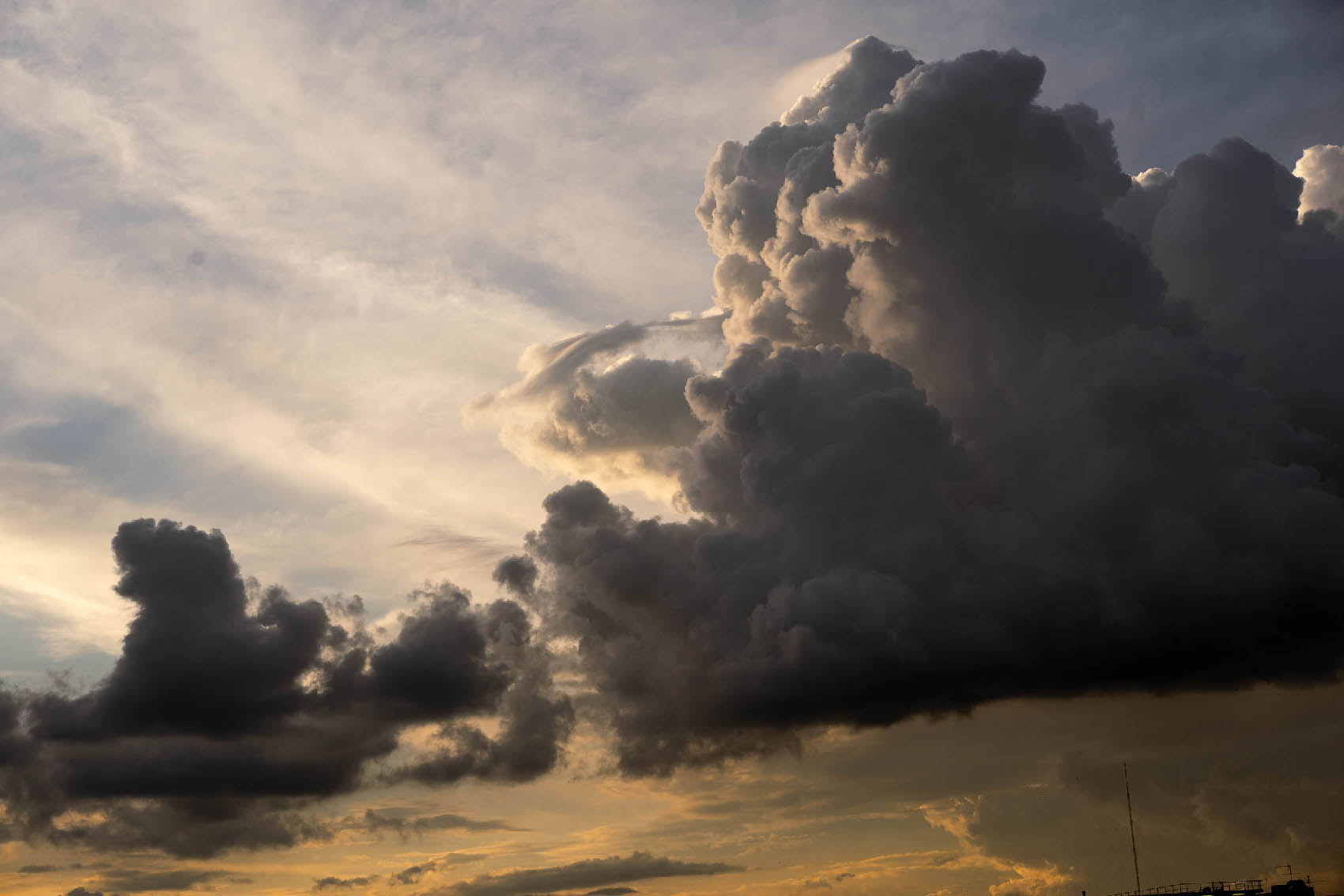 Clouds at my window, Paris, France, 2018