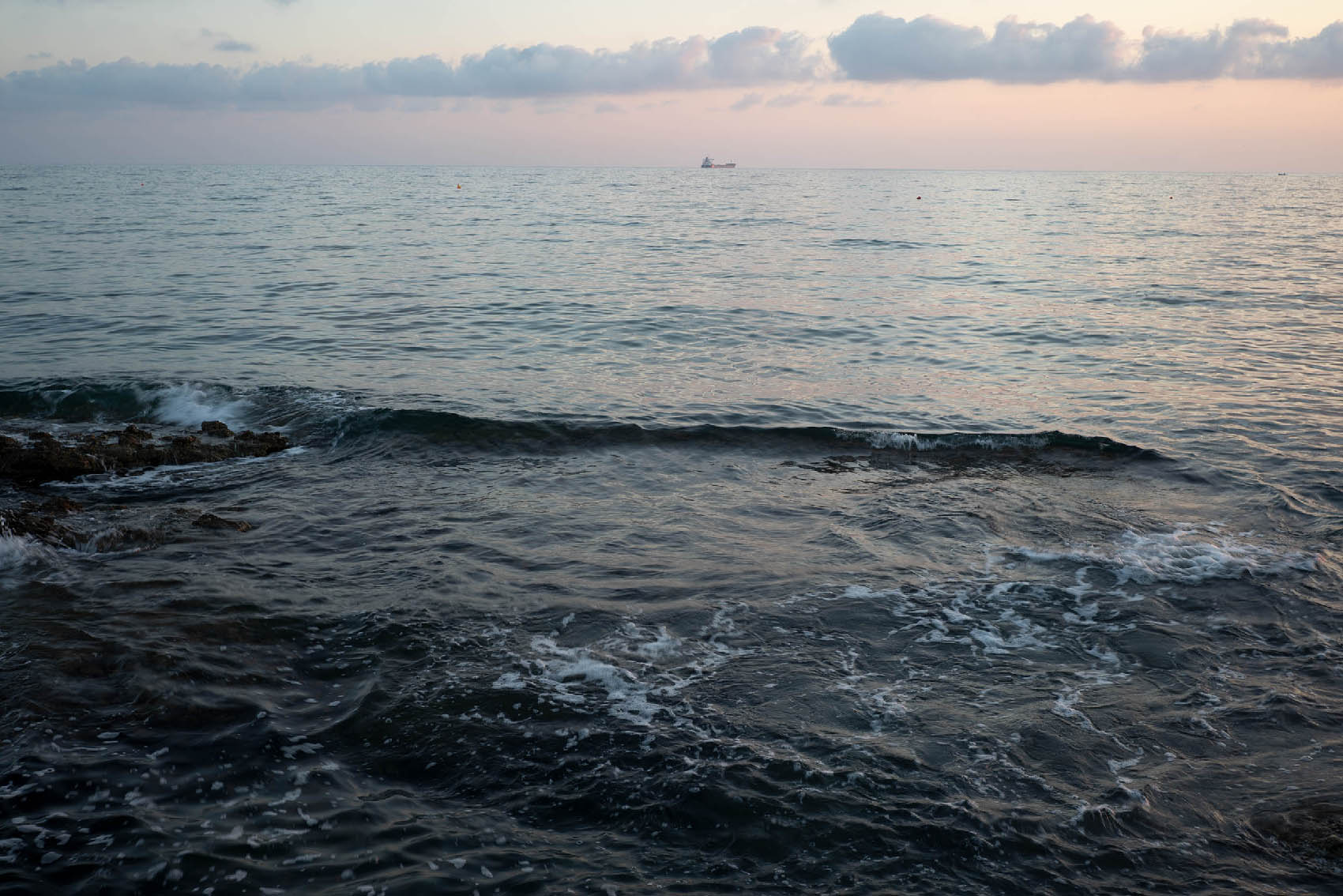 The sea towards Rome, Italy, 2022