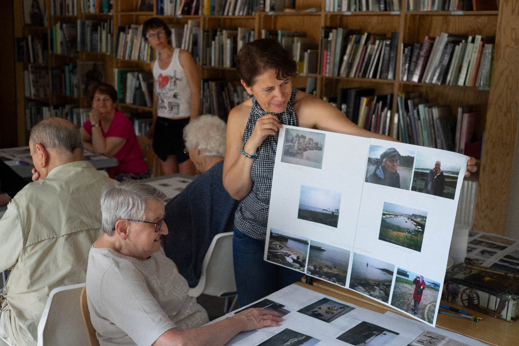 Presenting a sheet in progress // Le Point du Jour, Cherbourg-en-Cotentin, 2019