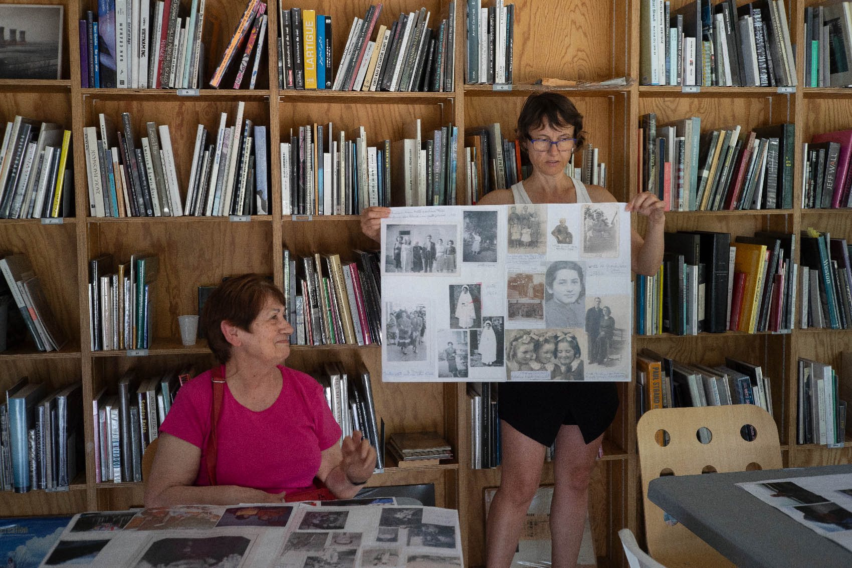 Presenting a sheet in progress // Le Point du Jour, Cherbourg-en-Cotentin, 2019
