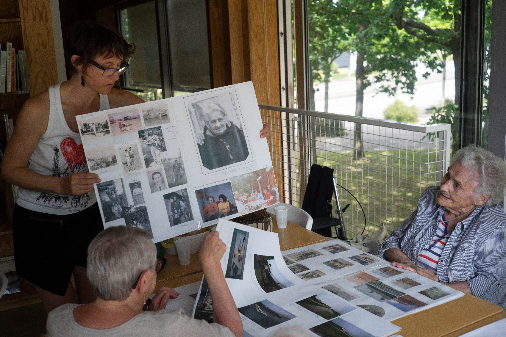 Presenting a sheet in progress // Le Point du Jour, Cherbourg-en-Cotentin, 2019