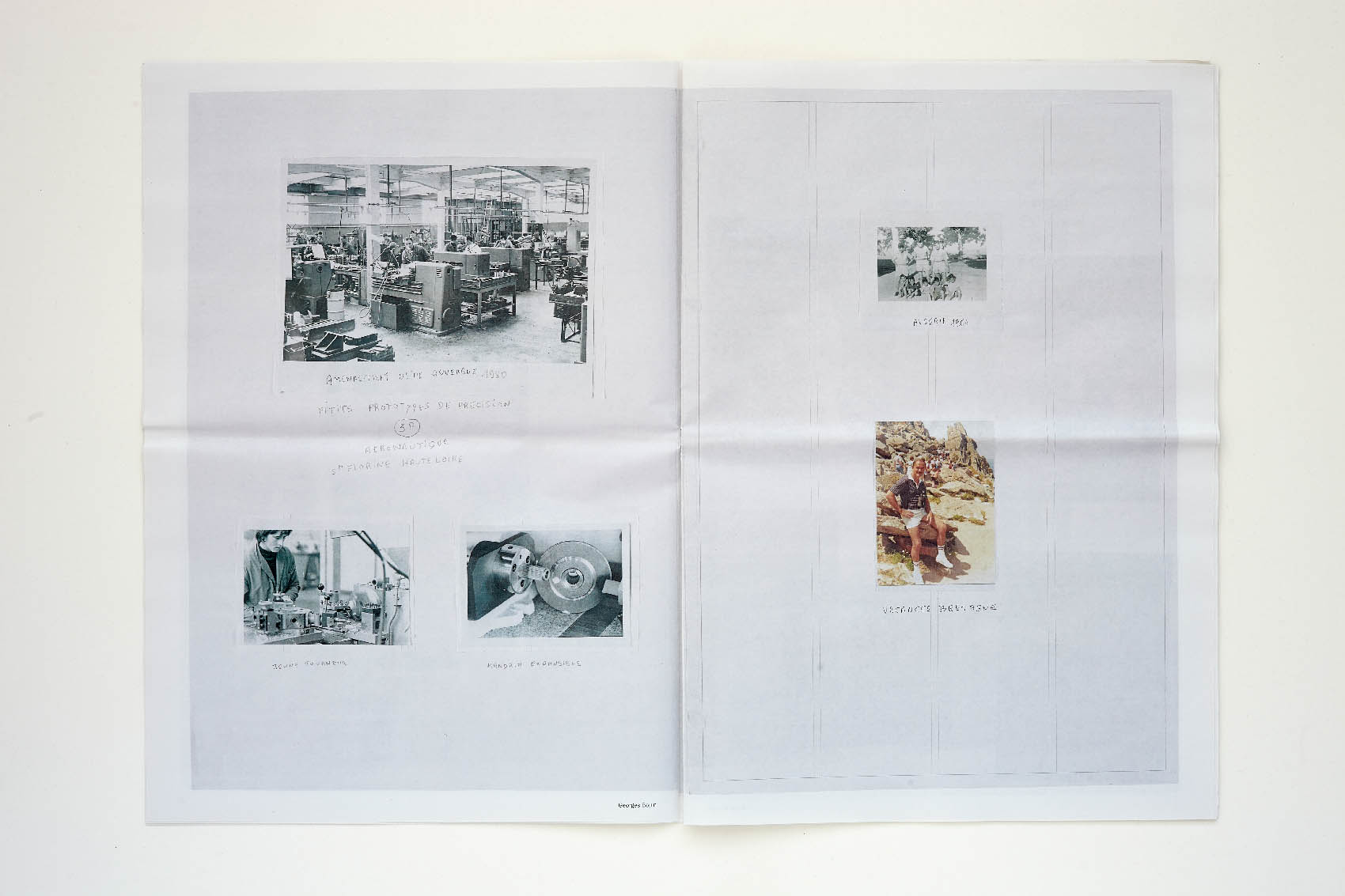Georges’s double-page spread // Le Point du Jour, Cherbourg-en-Cotentin, 2019