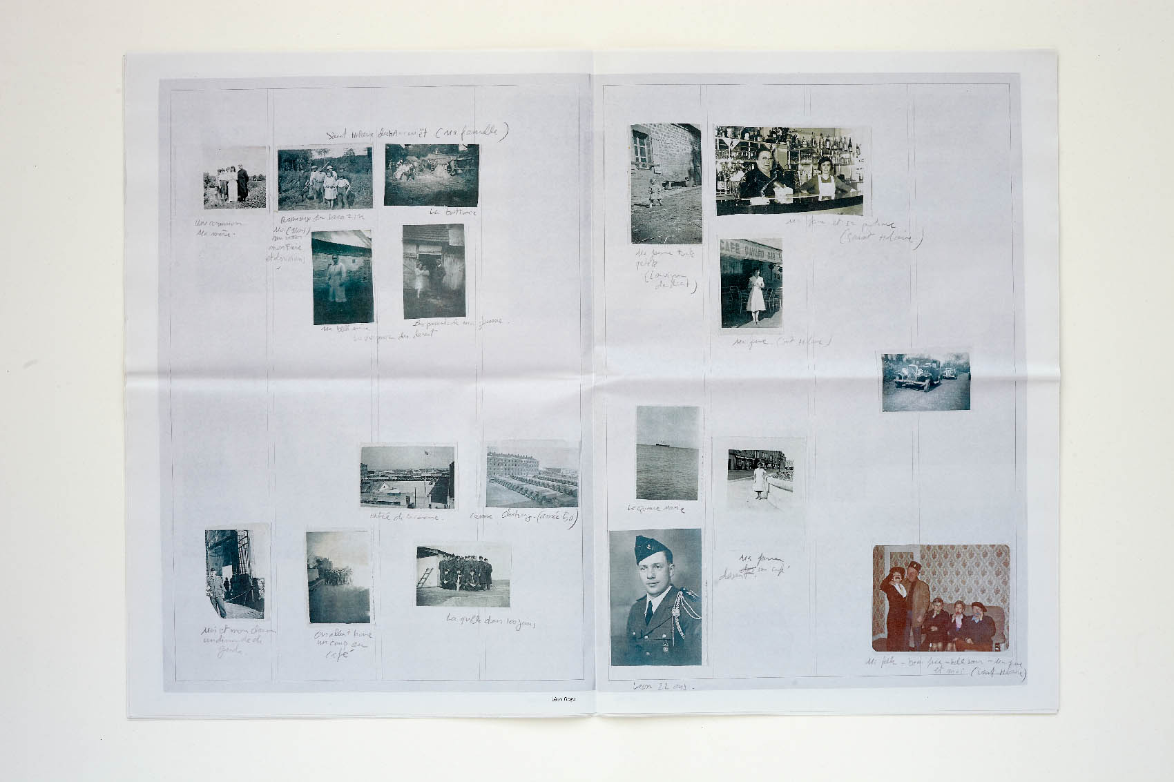 Léon’s double-page spread // Le Point du Jour, Cherbourg-en-Cotentin, 2019