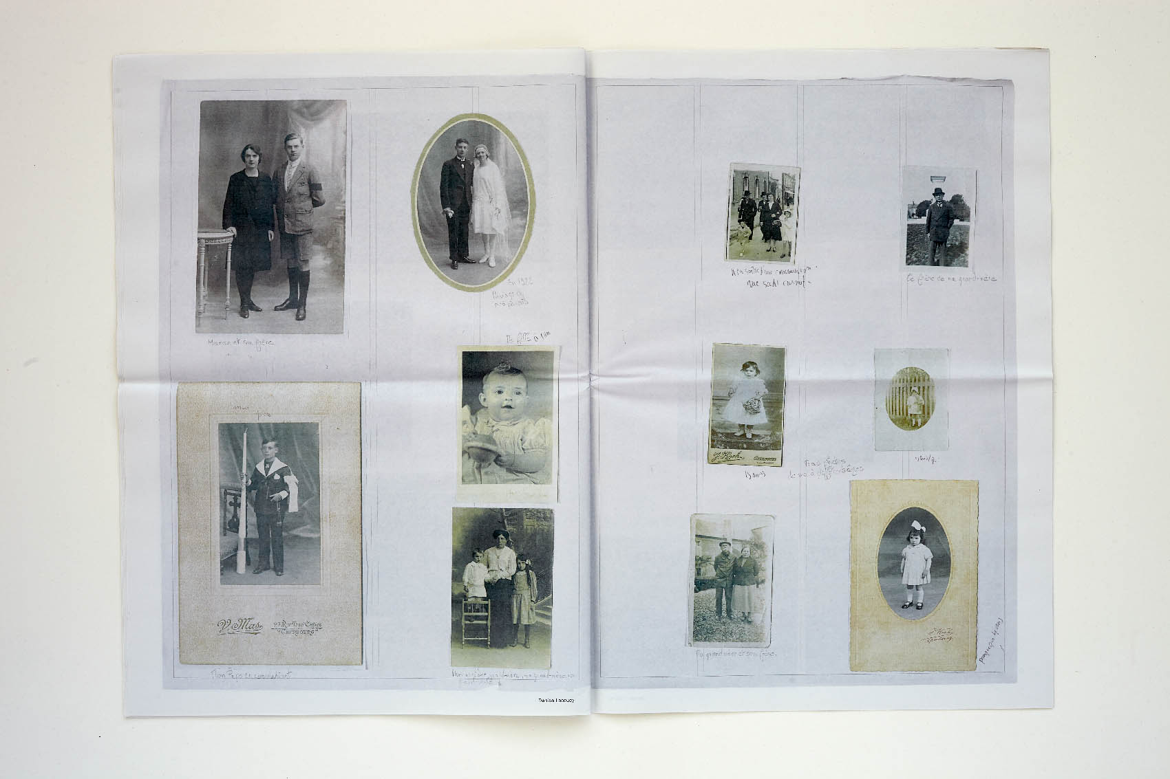 Denise’s double-page spread // Le Point du Jour, Cherbourg-en-Cotentin, 2019